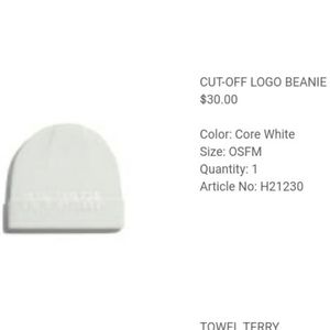 Brand new Ivy Park x Adidas hat